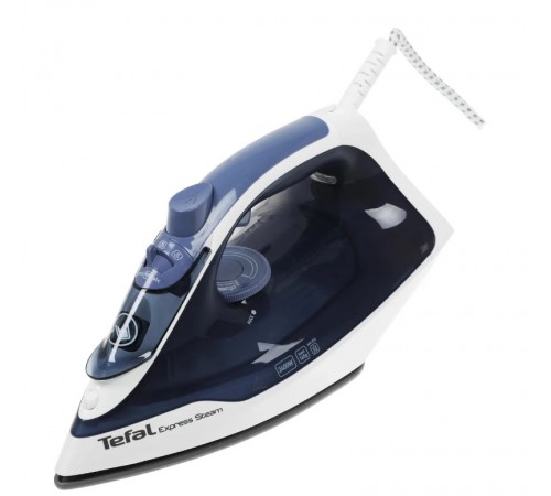 Утюг Tefal FV2837E0, 2400Вт, синий/белый