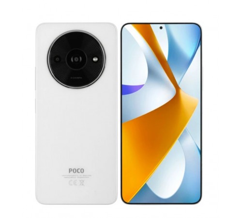 Смартфон POCO C61 64 ГБ белый