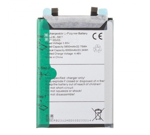 Аккумулятор (АКБ) Tecno Pova 5 (BL-58ET) 100% Filling Capacity