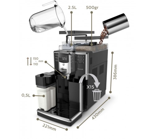 Кофеварка Philips Saeco Incanto HD 8919