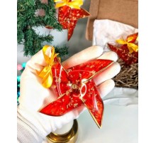 Елочная игрушка из эпоксидной смолы Мельница