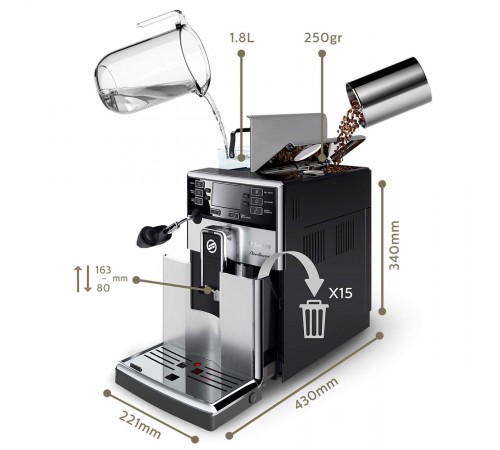 Кофеварка Philips Saeco PicoBaristo HD 8924