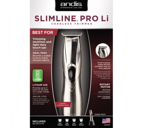 Машинка для стрижки волос Andis D-8 Slimline Pro Li