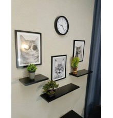 Полка Черная 1000