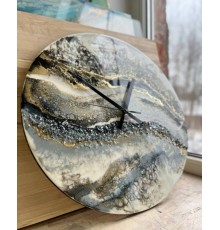 Часы "под срез камня" круглые, 40 см